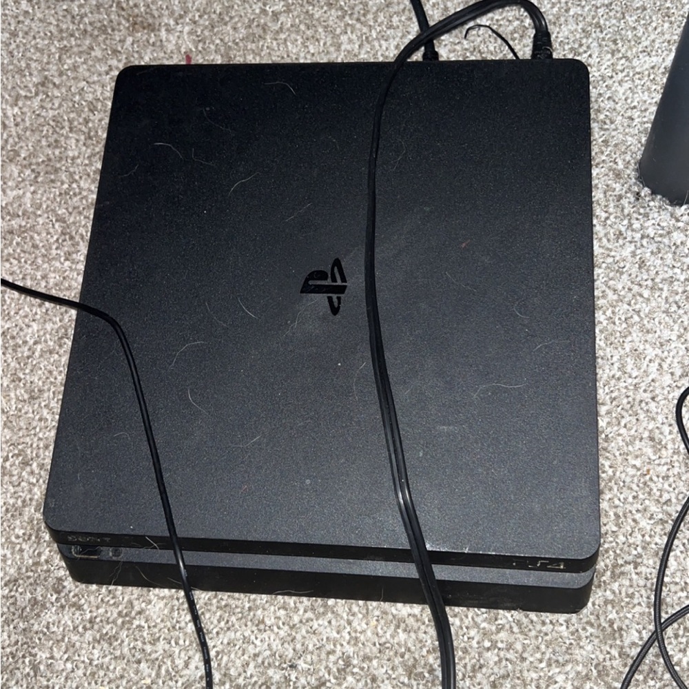 PS4 with controller